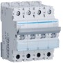 Magnetotermico 4 Poli 32A 6KA C 4 Moduli Hager  MCA432