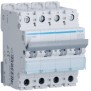 Magnetotermico 4 Poli 63A 6KA C 4 Moduli Hager MCA463