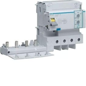 Blocco Differenziale 4 Poli 125A 30MA AC 6 Moduli Hager  BDC480E