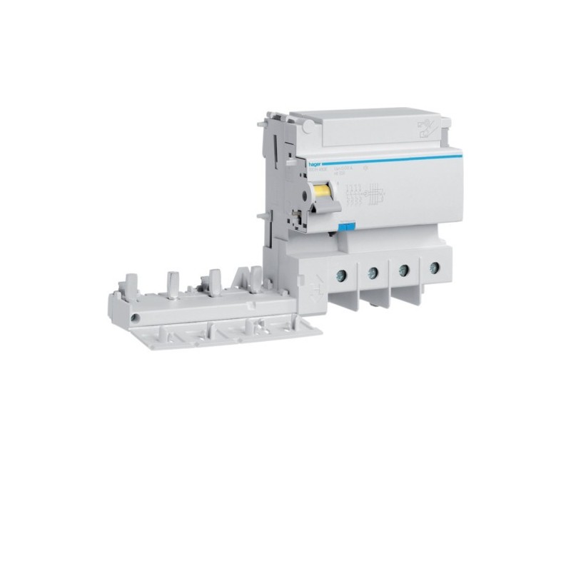 Blocco Differenziale 4 Poli 125A 300MA AC 6 Moduli Hager BFC480E