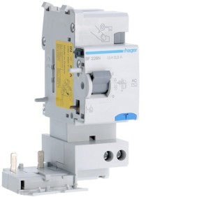 Blocco Differenziale 2 Poli 25A 300MA AC 2 Moduli Hager  BF226N