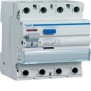 Differenziale Puro 4 Poli 40A 30MA AC 4 Moduli accessoriabile Hager  CDC440H
