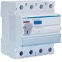 Differenziale Puro 4 Poli 25A 30MA AC 4 Moduli non accessoriabile Hager  CDC725H