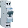 Magnetotermico 1 Polo+N 10A 4,5KA C 1 Modulo Hager  MJN510A