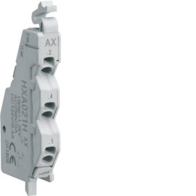 Contatto asuiliario 1NA+1NC per scatolati 160-250A Hager  HXA021H