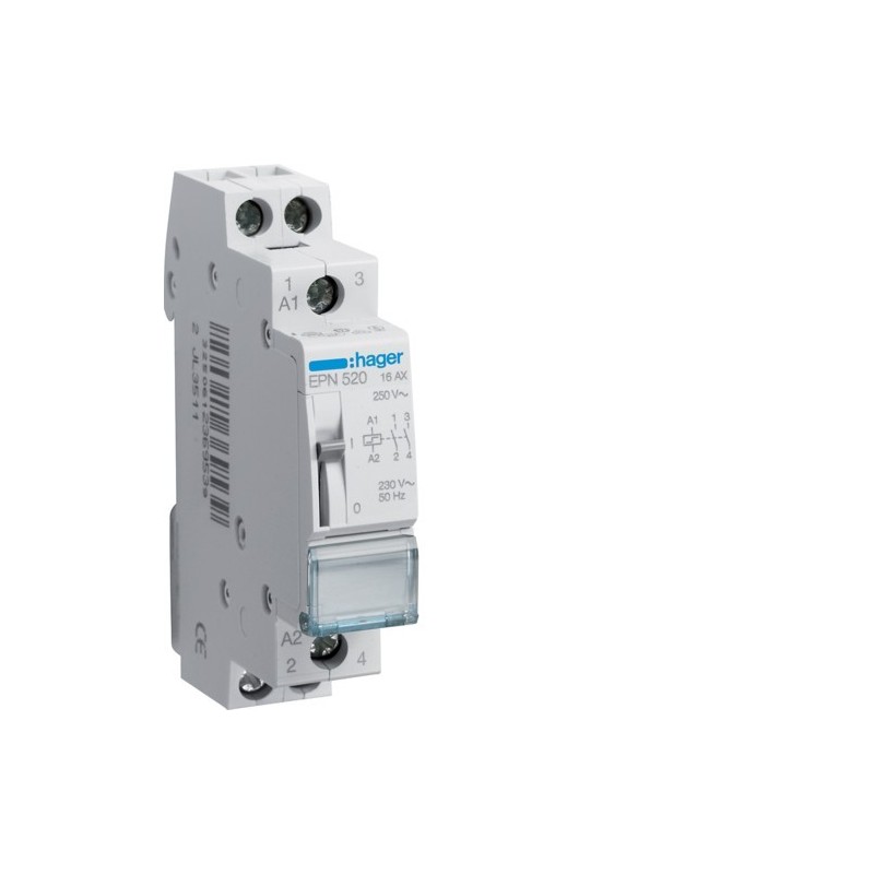 Rele' passo passo 16A 230V 2 NA Hager EPN520