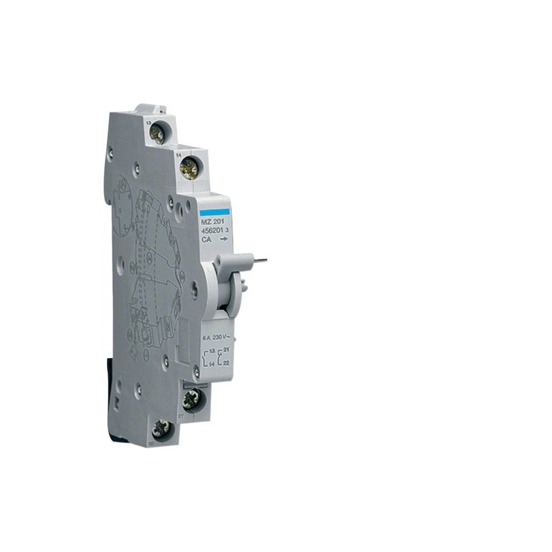 Contatto ausiliario 1NA+1NC 0,5M Hager MZ201