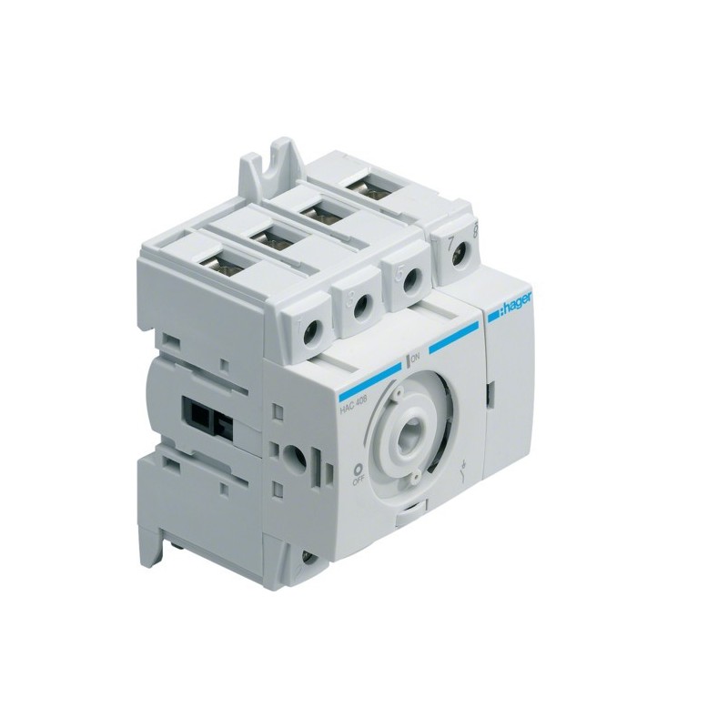 Sezionatore Manuale 4 Poli X 40A Hager HAB404