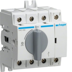 Sezionatore Manuale 4 Poli X 80A Hager  HAC408