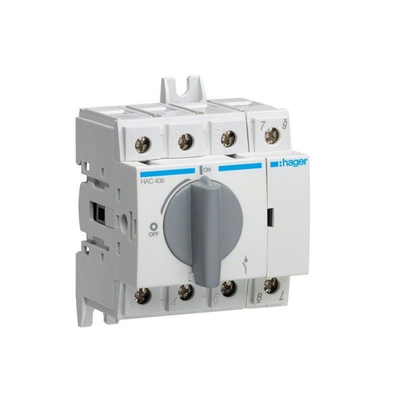 Sezionatore Manuale 4 Poli X 80A Hager  HAC408