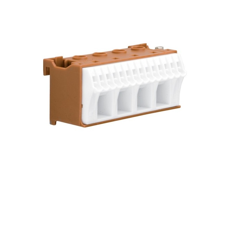 Morsettiera di fase 18 connessioni Hager KN18P