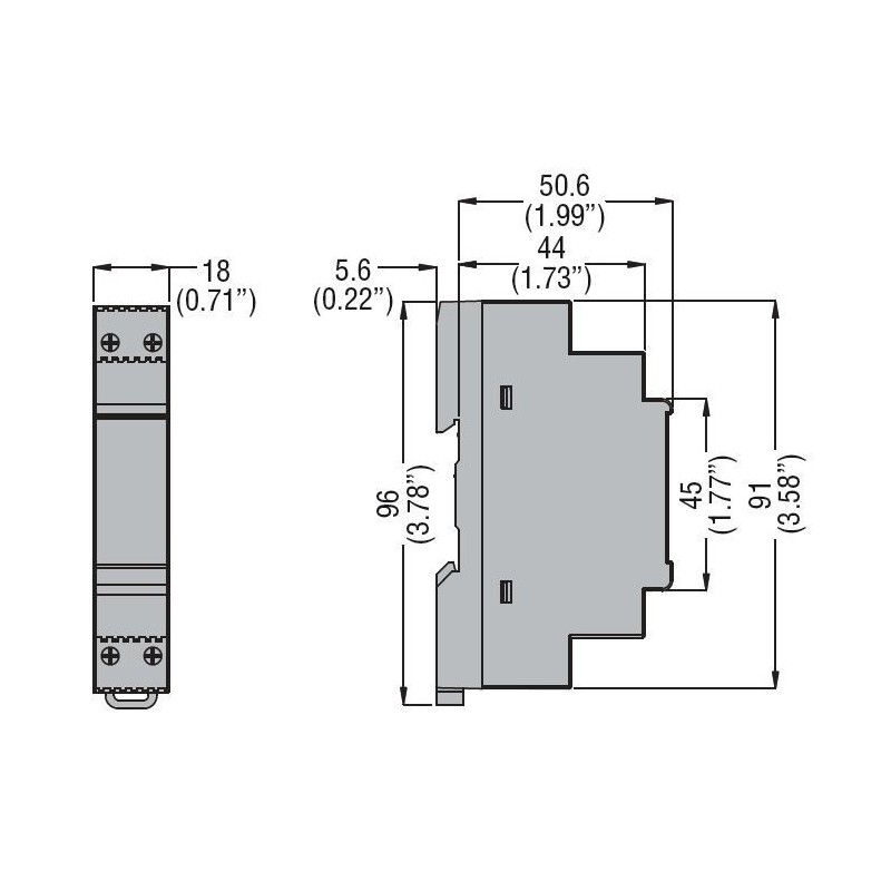 Alimentatore switching modulare 12 DC 0,83 A 10W LOVATO PSL1M01012