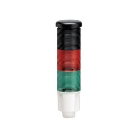 Colonna luminosa/sonora led verde/rosso 24 V Lovato 8LT4K03BG