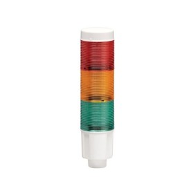Colonna luminosa luce fissa led integrato tre colori 24 Vdc Lovato 8LT4K04BG