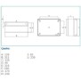 Cassetta a pareti lisce IP56 300X220X12 Bocchiotti B04846