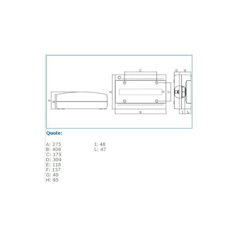 Centralino a parete 18 Moduli IP40 porta fume Pablo Bocchiotti B04085