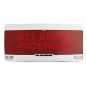 Pannello ottico acustico EN54-3/23 Notifier PAN1-PLUS-W