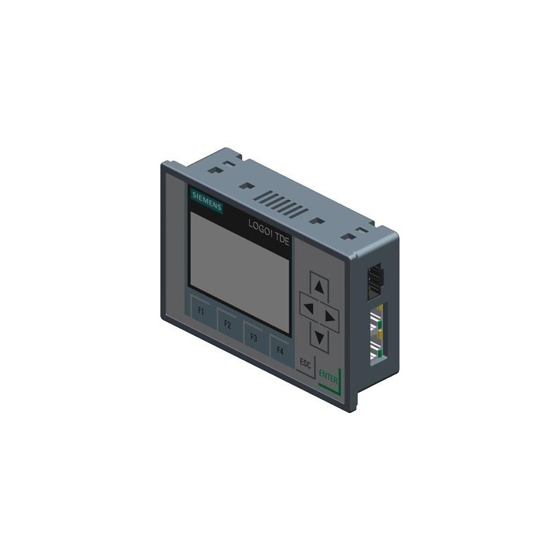 Display PLC Siemens LOGO! a 6 righe 2 porte Ethernet 6ED10554MH080BA1
