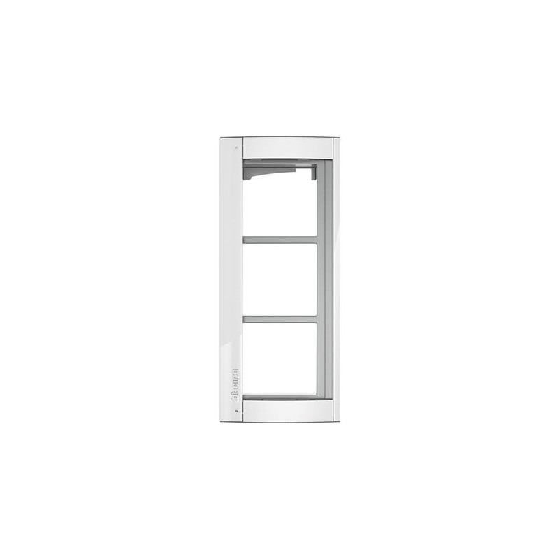 Telaio supporto con cornice 3 moduli Sfera Allwhite Bticino 350232