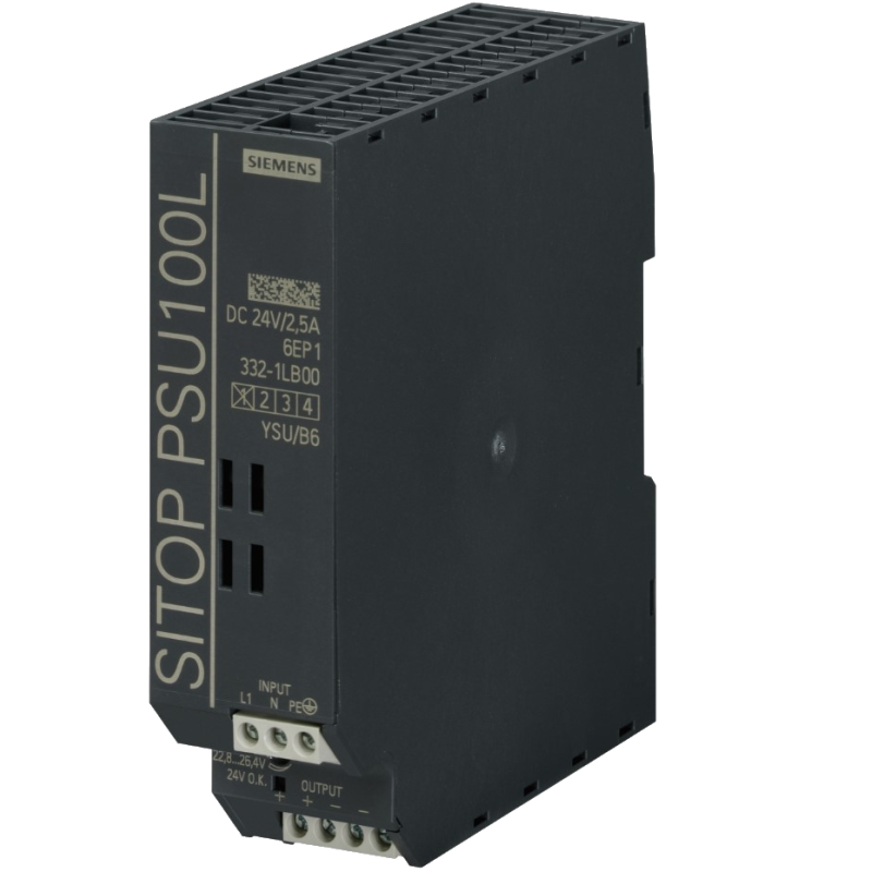 Alimentatore stabilizzato ingresso AC 120230 V uscita DC 24 V 2,5 A Siemens 6EP13321LB00