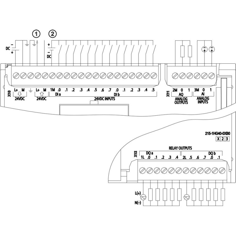 Siemens SIMATIC S7-1200 CPU 1215C 14 DI 10 DO 6ES72151HG400XB0