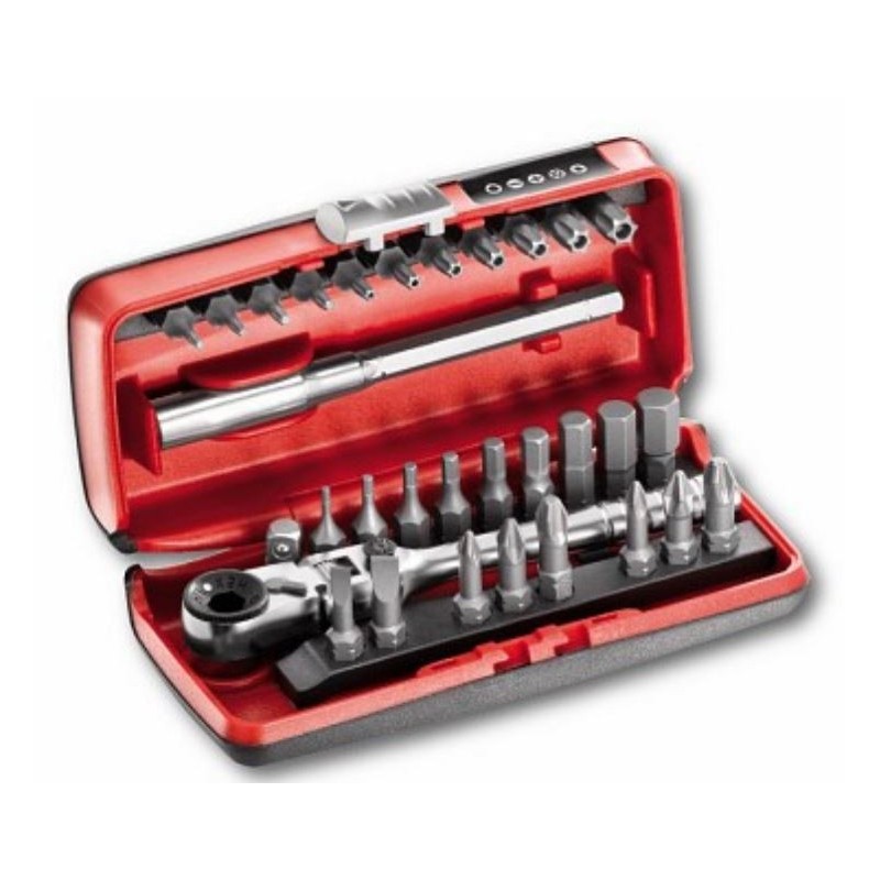 Kit assortimento inserti con cricchetto reversibile (31PZ) 606 1/4 SK USAG U06060012