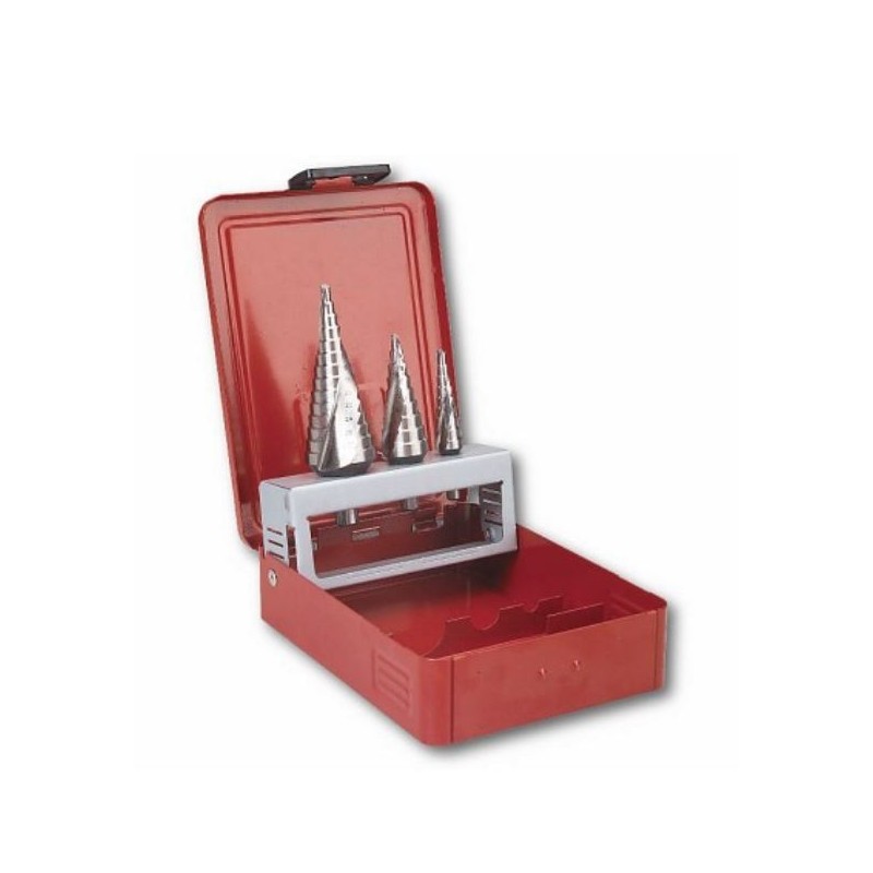 Serie frese a scalino (3 pz) in cassetta di lamiera 988 D/S3 USAG U09880020