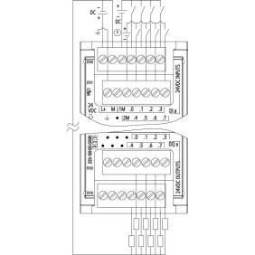 Siemens SIMATIC S7-1222 8 uscite e 8 ingressi 24V DC 6ES72231BH320XB0