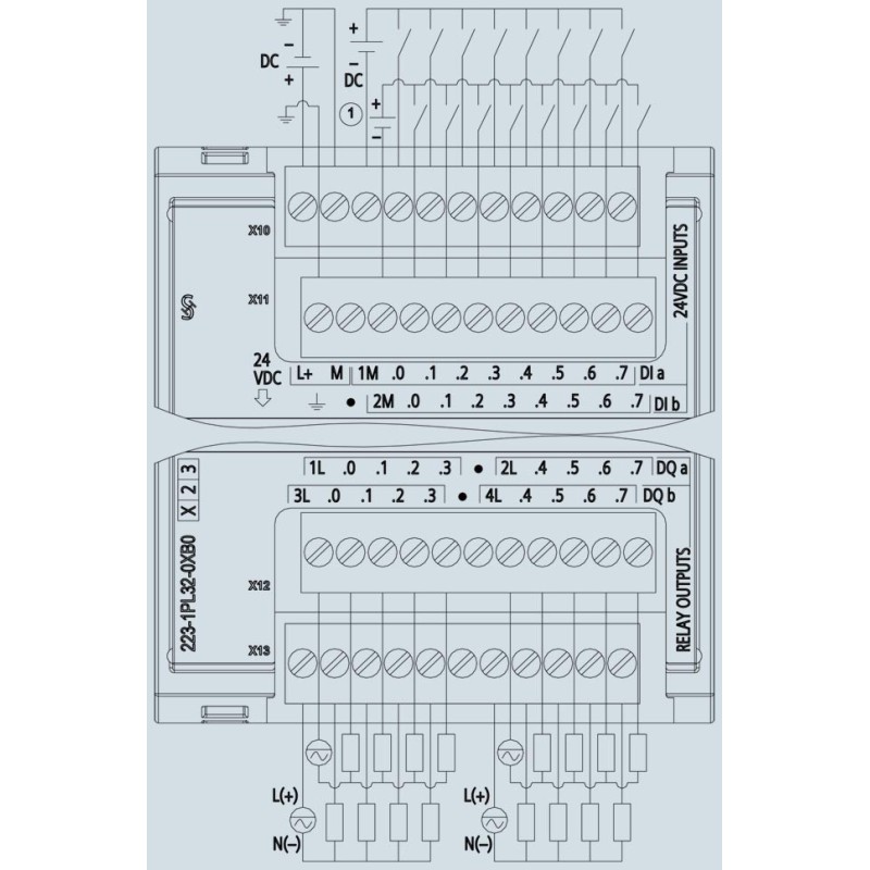 Siemens SIMATIC S7-1222 16 uscite 16 ingressi rele' 6ES72231PL320XB0