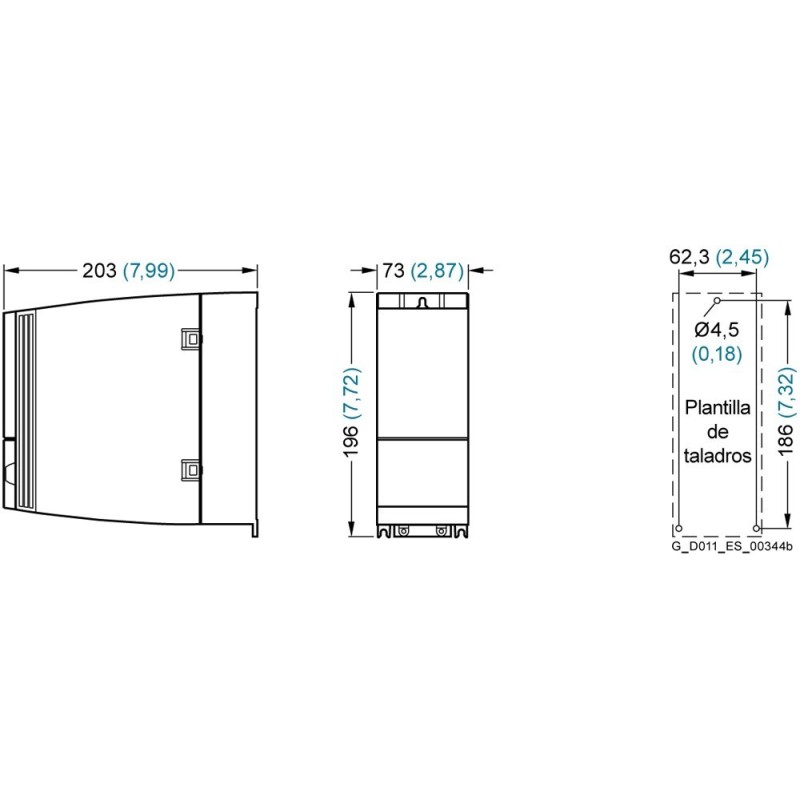 Inverter Siemens Sinamics G120 Trifase - Trifase 3kW  6SL32101KE175AF1