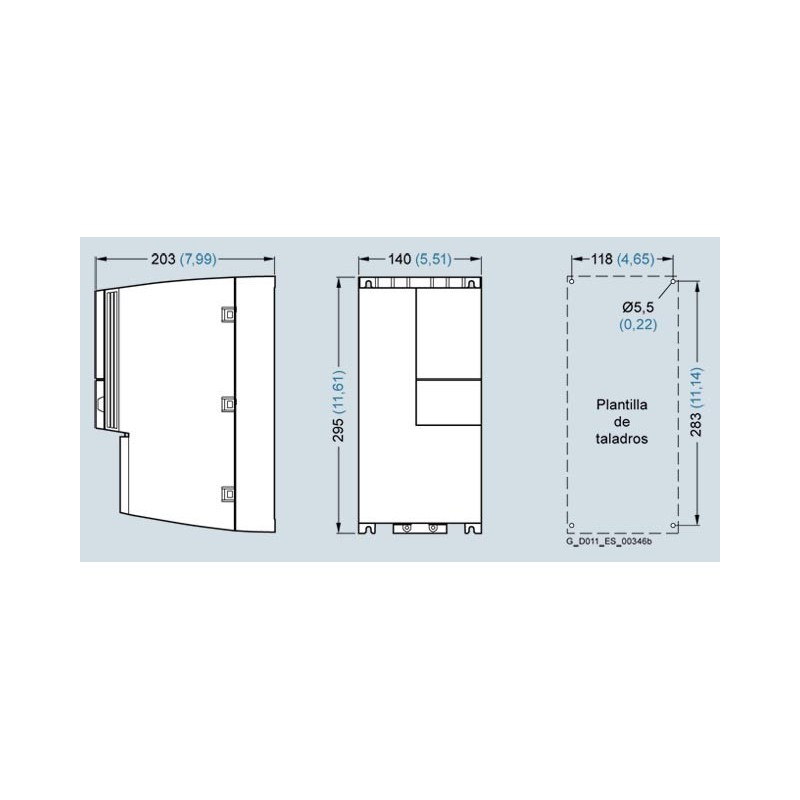 Inverter Siemens Sinamics G120 Trifase 11kW  6SL32101KE226AF1