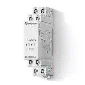 Relè bistabile di chiamata 1 scambio + 1 NO 24 V Finder 131200240000