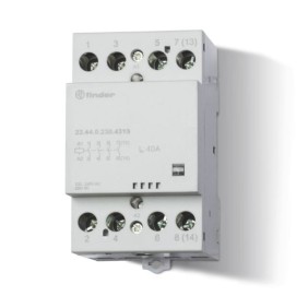 Contattore modulare 40A 4 NO 230V  Finder 224402304310