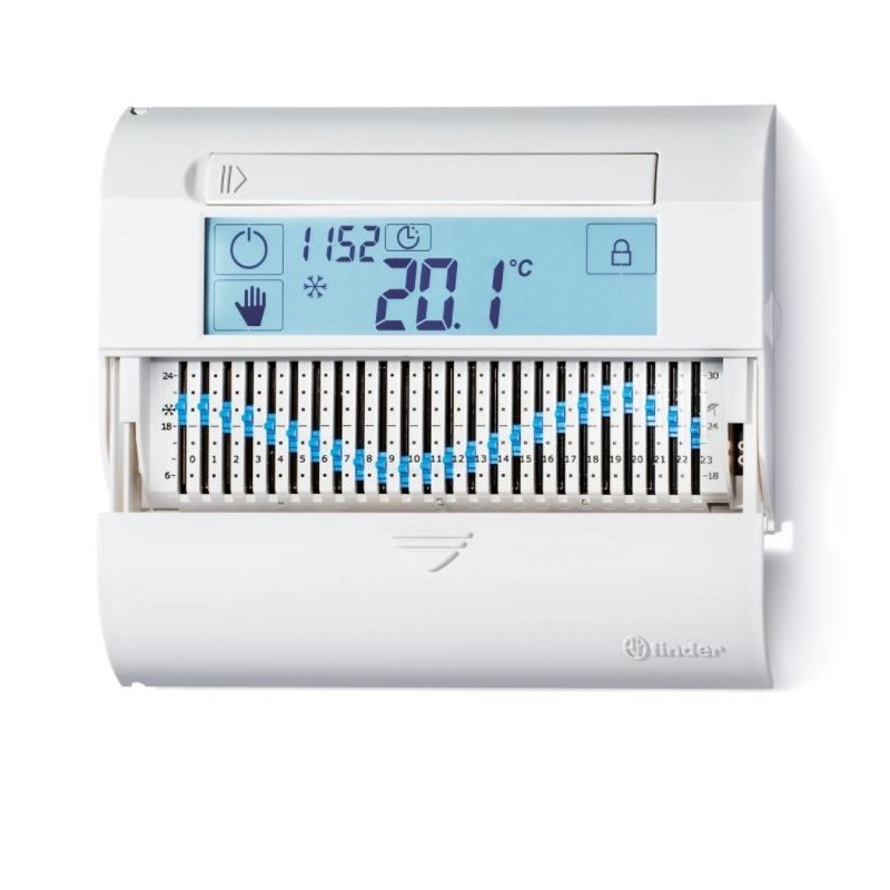 Cronotermostato digitale da parete "Touch Slide" 1C.61 Finder