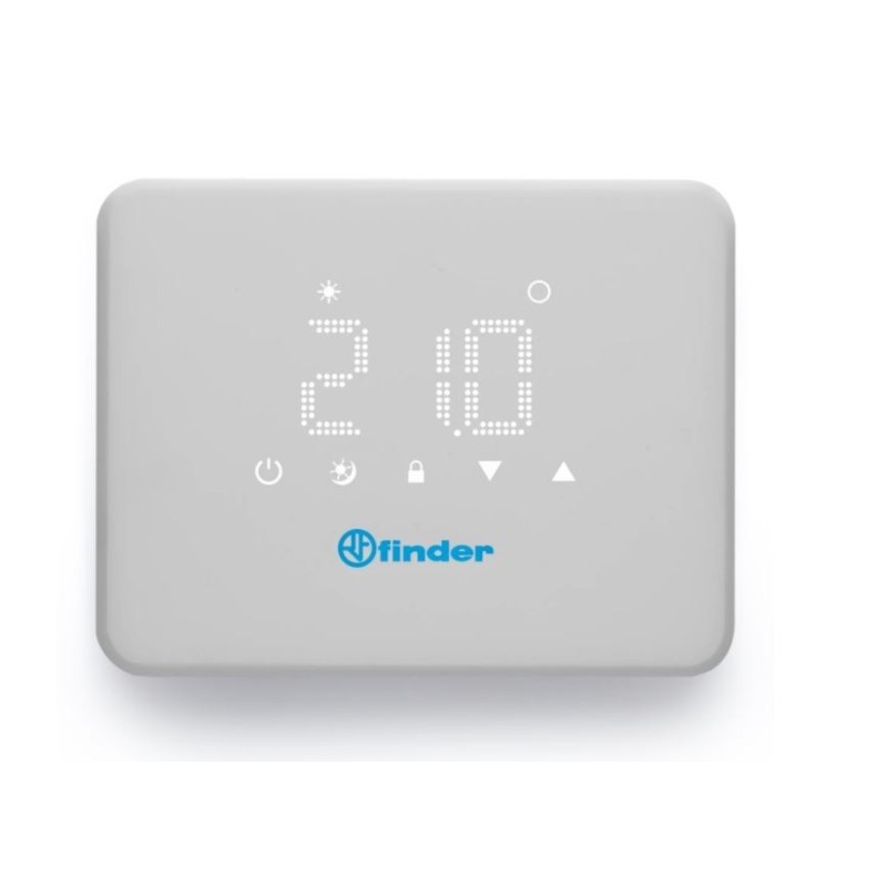 Termostato digitale di design modello Bliss T non connesso Finder 1T9190030000