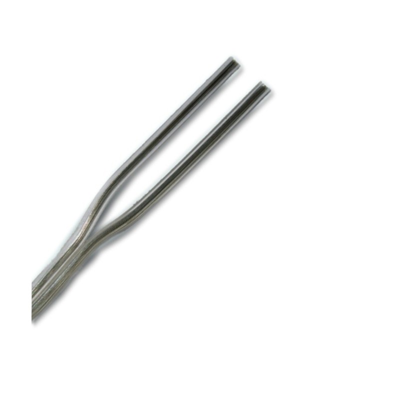 Cavo piattina costa stretta 2x0,50 Argento