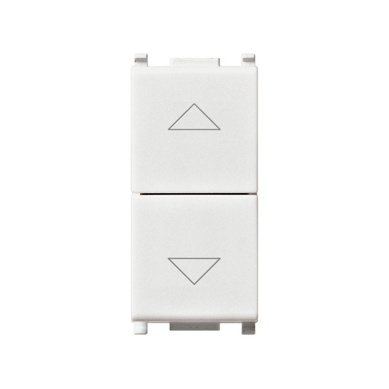 Due pulsanti interbloccabili VIMAR PLANA 1P NO+NO10A bianco 14062
