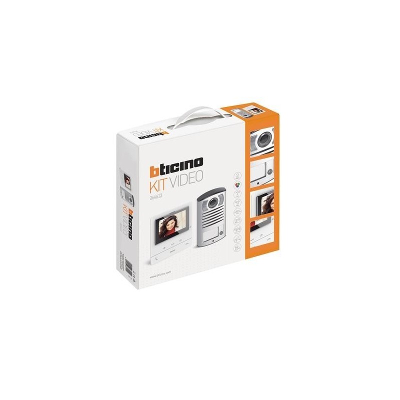 Kit video vivavoce  CLASSE 100V16B + LINEA 2000 Bticino 364613
