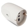 Presa Schuko  Trivalente  16A Bianca