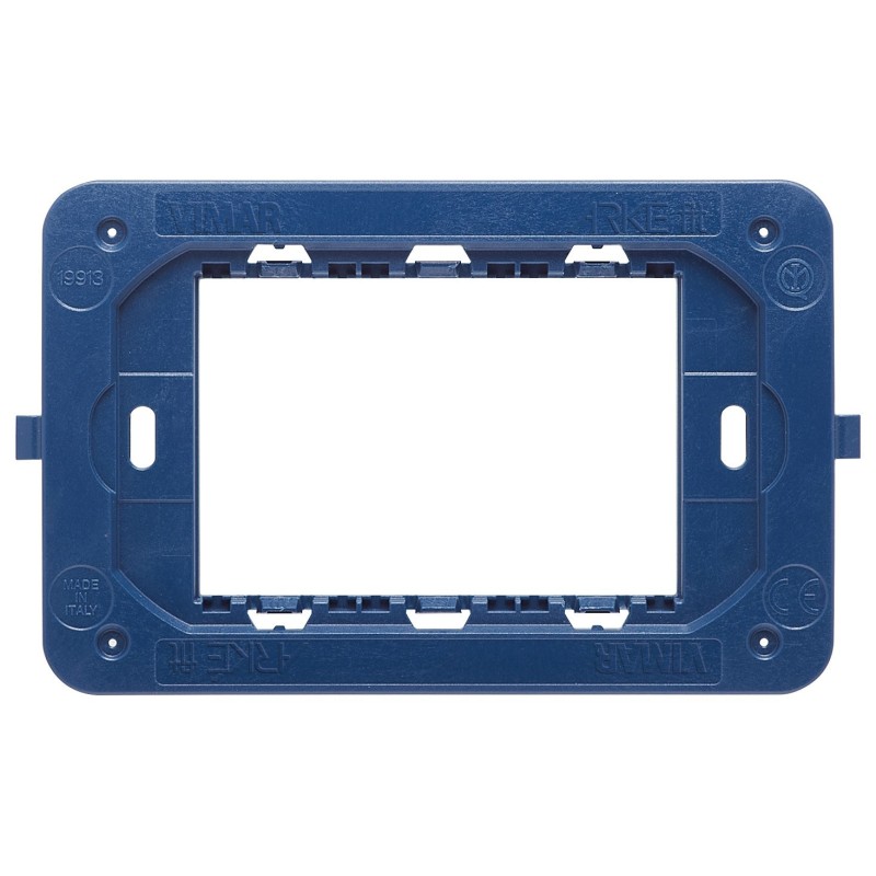 Supporto Vimar Arkè fit per scatole rettangolari 3 moduli con viti 19913