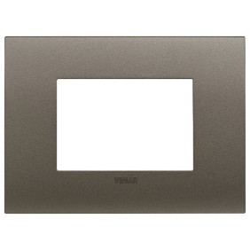 Placca Vimar Arkè fit 3 moduli Metal 19953.14