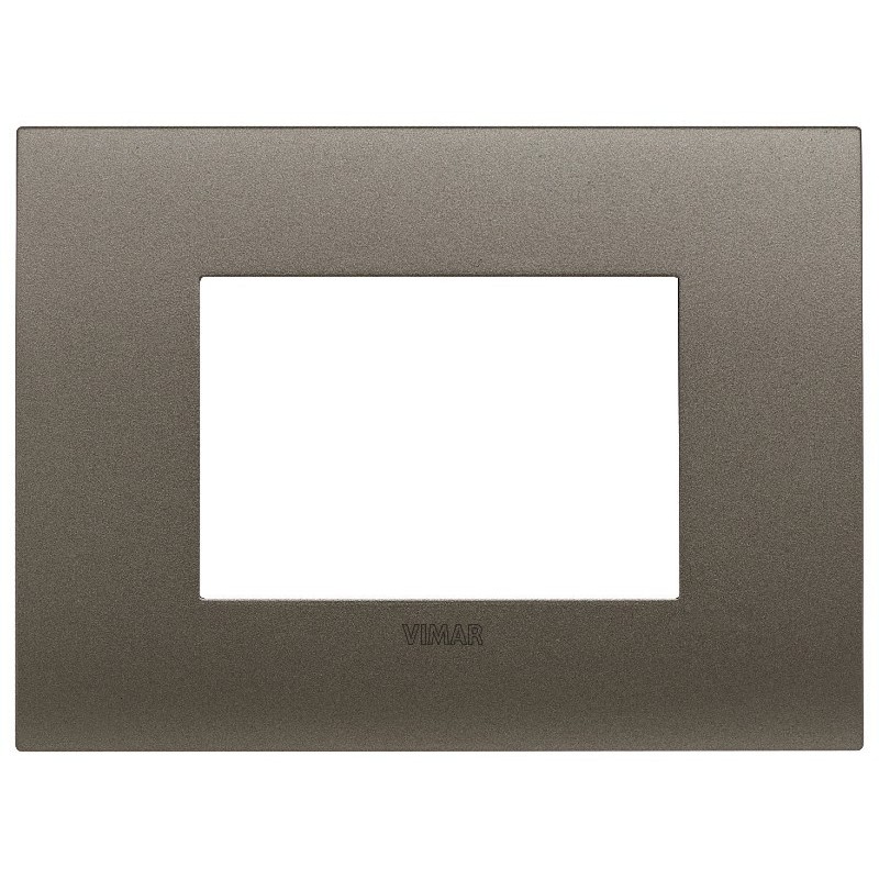 Placca Vimar Arkè fit 3 moduli Metal 19953.14