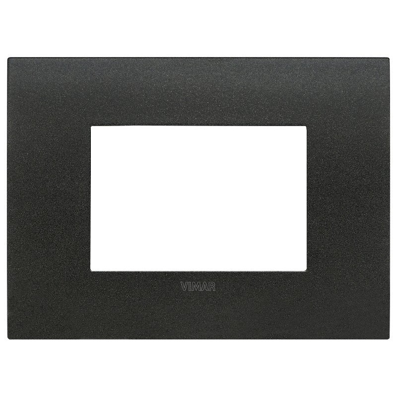 Placca Vimar Arkè fit 3 moduli Grafite Matt 19953.01