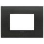 Placca Vimar Arkè fit 3 moduli Grafite Matt 19953.01
