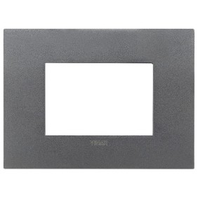 Placca Vimar Arkè fit 3 moduli Ardesia Matt 19953.02