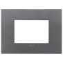 Placca Vimar Arkè fit 3 moduli Ardesia Matt 19953.02