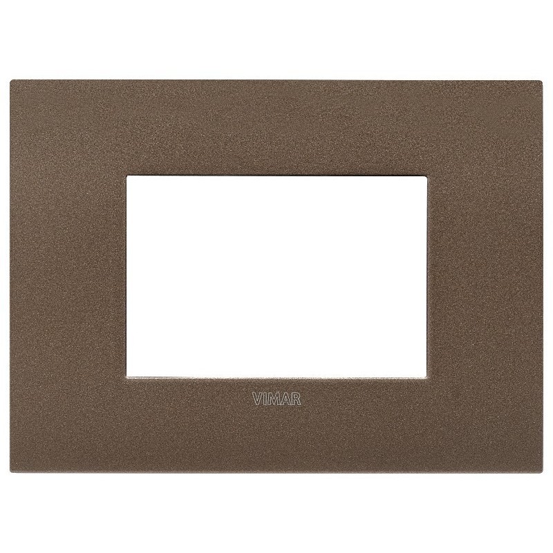 Placca Vimar Arkè fit 3 moduli Bronzo Matt 19953.24