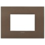 Placca Vimar Arkè fit 3 moduli Bronzo Matt 19953.24