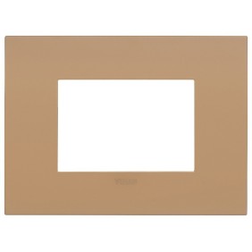 Placca Vimar Arkè fit 3 moduli Tortora 19953.33