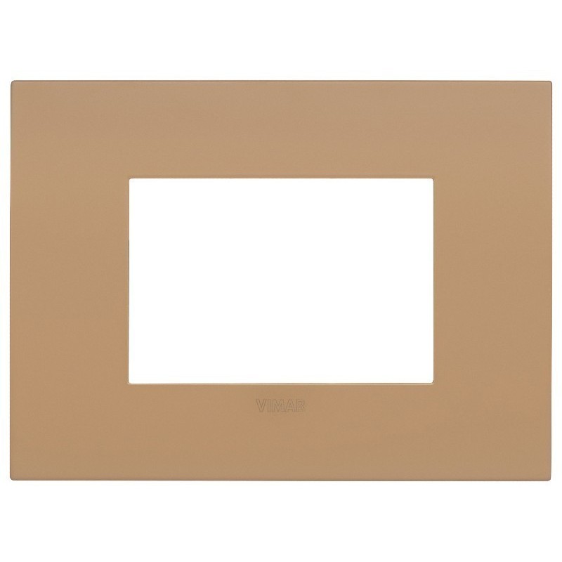 Placca Vimar Arkè fit 3 moduli Tortora 19953.33